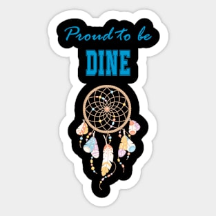 Native American Dine Dreamcatcher 50 Sticker